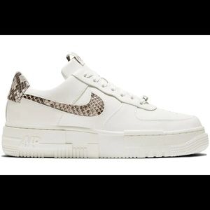 Nike Womens Air Force 1 with snakeskin logo